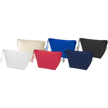 Logo trade promotional items image of: Odisha 180 g/m² OCS organic large accessory pouch 3L