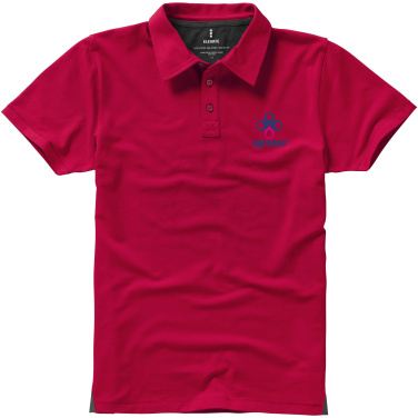 Logo trade promotional gift photo of: Markham short sleeve men's stretch polo