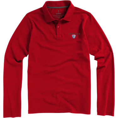 Logo trade promotional item photo of: Oakville long sleeve men's polo
