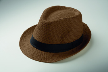 Logo trade promotional gifts picture of: Paper straw hat