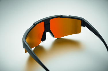 Logo trade advertising products image of: Mirrored sports sunglasses