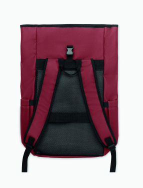 Logotrade promotional gift picture of: Rolltop laptop rucksack 600D