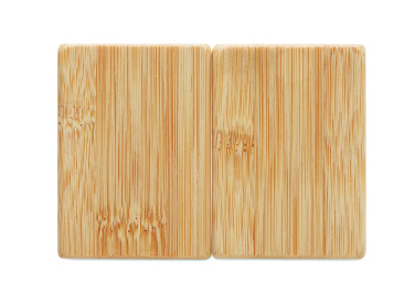 Logotrade promotional gift picture of: Bamboo salt & pepper set