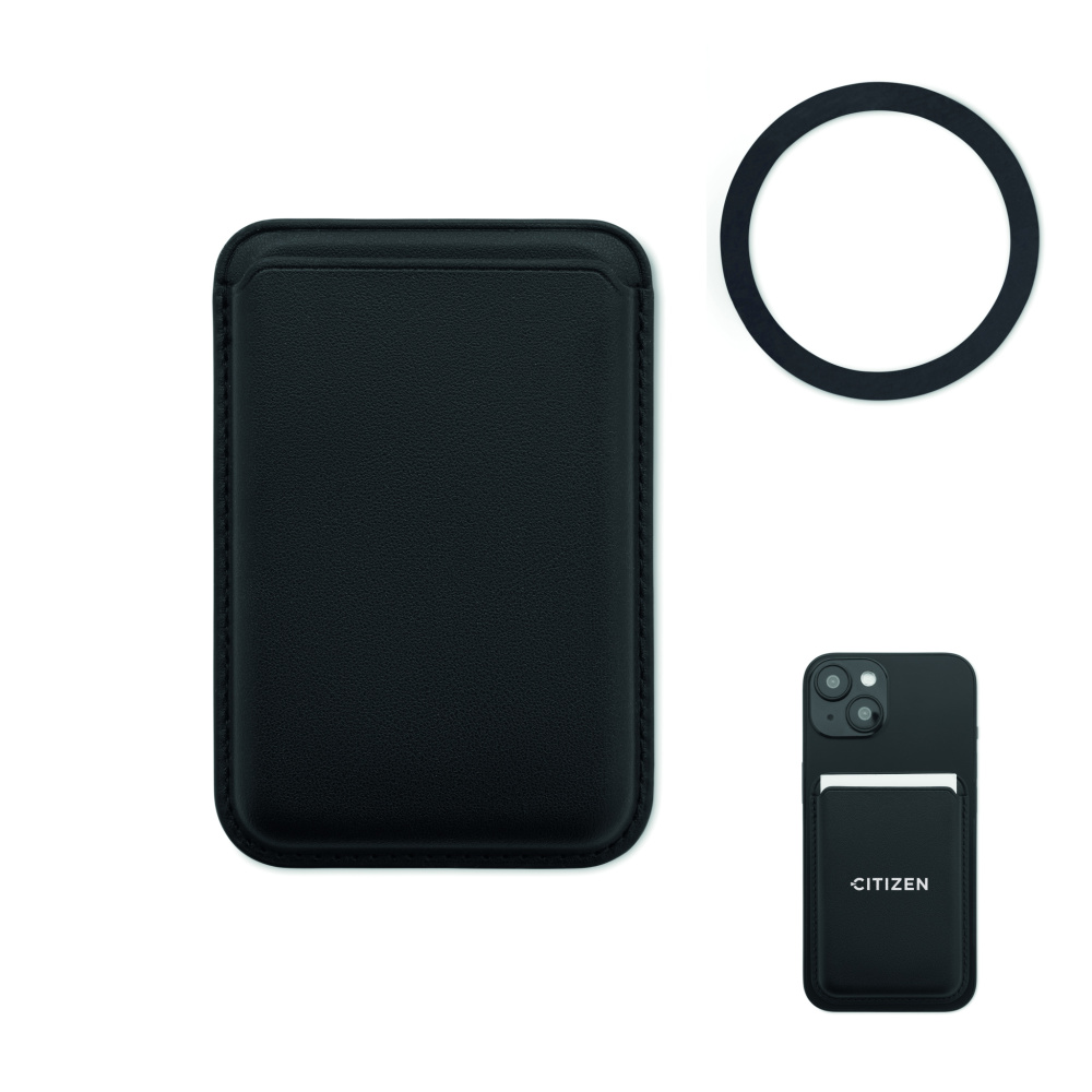 Logo trade advertising products image of: Magnetic credit card holder