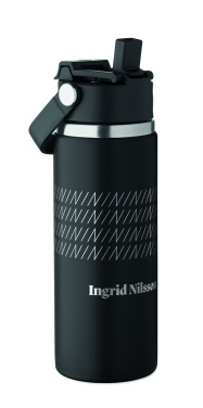 Logo trade promotional items image of: Double wall bottle 500 ml