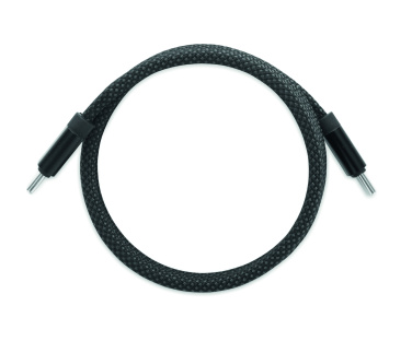 Logo trade advertising products image of: Braided magnetic cable in RPET