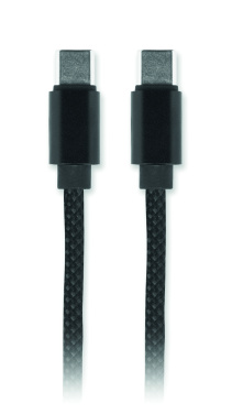 Logo trade promotional merchandise photo of: Braided magnetic cable in RPET