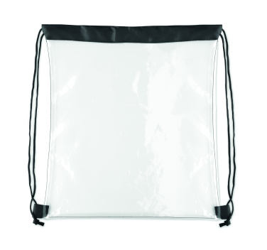 Logotrade promotional product image of: Transparent drawstring bag