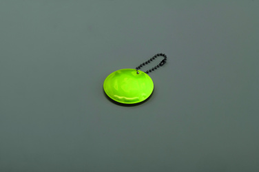 Logotrade promotional gift picture of: Round reflective keyring