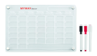 Logotrade business gift image of: Magnetic acrylic planner