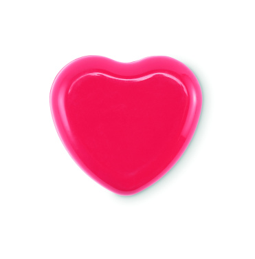 Logo trade business gifts image of: Heart shape vegan lip balm