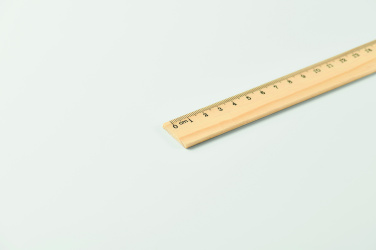 Logo trade promotional product photo of: Wooden ruler 20cm