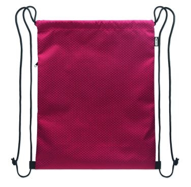 Logotrade promotional giveaway picture of: Drawstring bag in 420D RPET