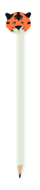 Logo trade promotional gifts picture of: Wooden pencil in animal shape