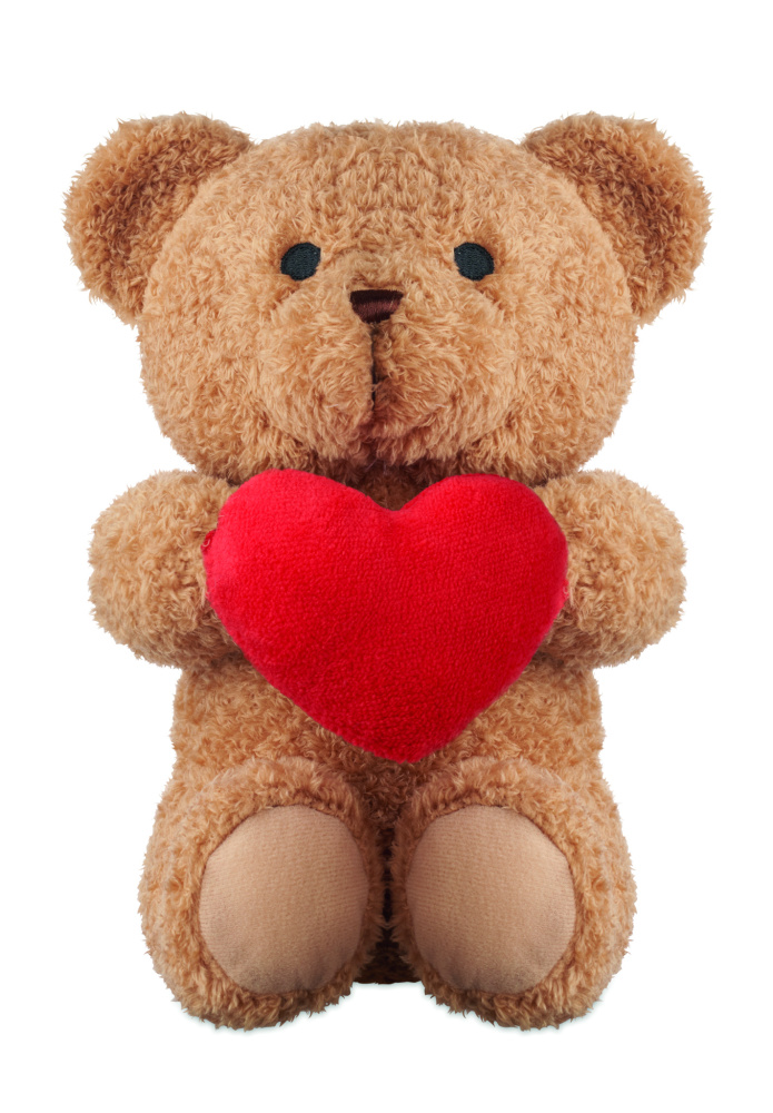 Logotrade promotional merchandise image of: Teddy bear with heart 23cm