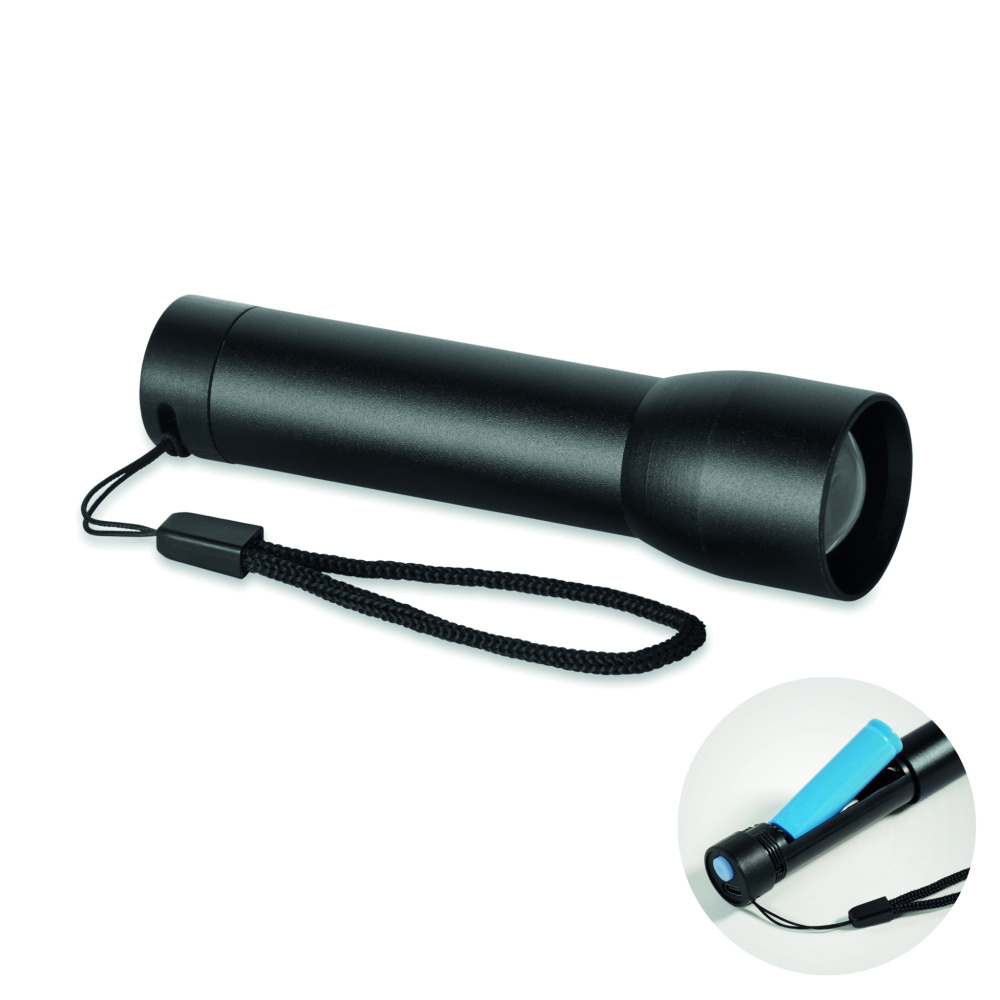 Logotrade advertising products photo of: Aluminium rechargeable torch