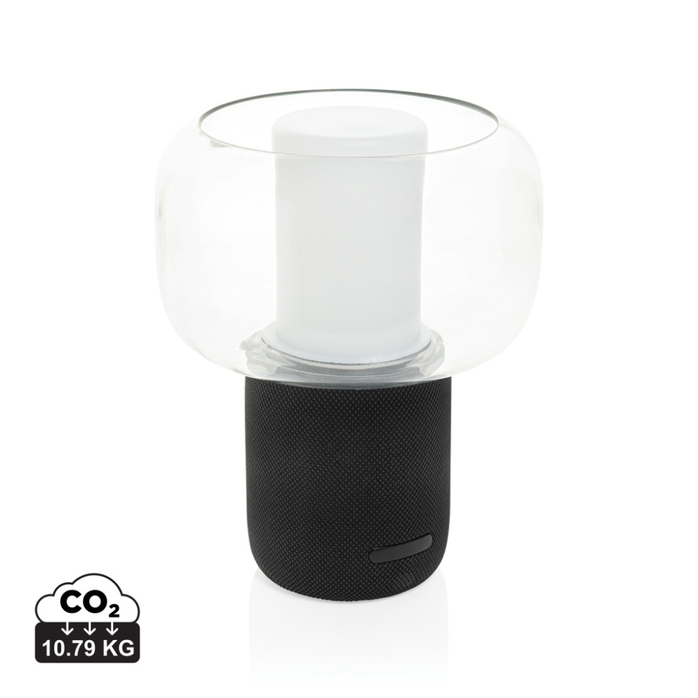 Logotrade corporate gift picture of: Lux RCS recycled plastic 10W speaker lamp