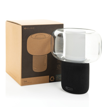 Logo trade corporate gifts picture of: Lux RCS recycled plastic 10W speaker lamp