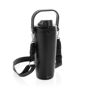 Logotrade promotional giveaways photo of: Avira Ayala RCS re-steel duosip lockable crossbody tumbler