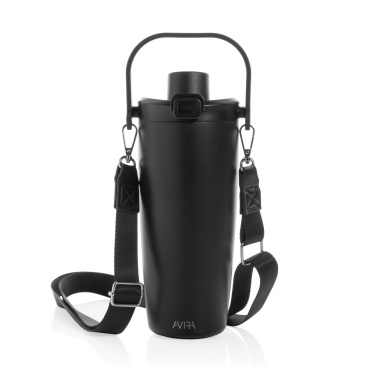 Logotrade promotional merchandise photo of: Avira Ayala RCS re-steel duosip lockable crossbody tumbler