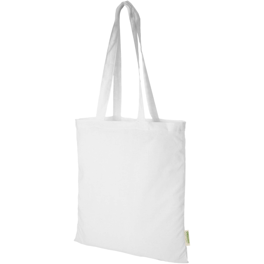 Logotrade promotional gift image of: Odisha 140 g/m² OCS organic tote bag 7L