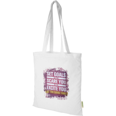 Logotrade promotional merchandise picture of: Odisha 140 g/m² OCS organic tote bag 7L