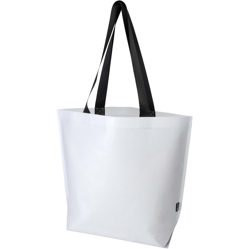 Logo trade promotional item photo of: Duo GRS recycled double-laminated oversized tote bag 30L