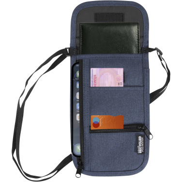 Logotrade promotional item picture of: Ross GRS recycled smart travel pouch