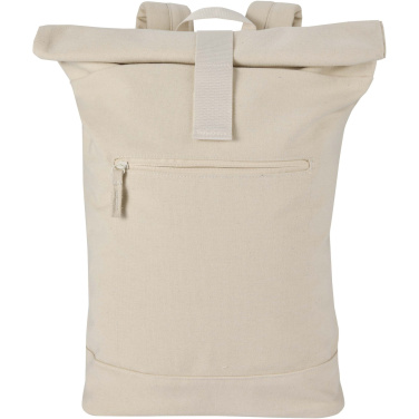 Logo trade promotional gifts picture of: Recanvas 14” GRS recycled rolltop backpack 16L