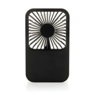 Logo trade promotional giveaway photo of: Aervina RCS recycled plastic re-chargeable desk fan