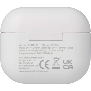 Logotrade promotional merchandise photo of: Altais recycled plastic True Wireless Bluetooth® headset