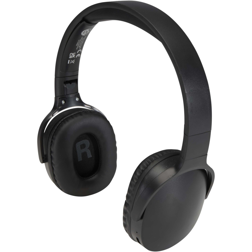 Logotrade promotional gift picture of: Ancha recycled plastic over-ear wireless Bluetooth® headset