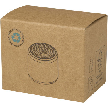 Logo trade promotional products image of: Velkis 3W recycled plastic wireless Bluetooth® speaker
