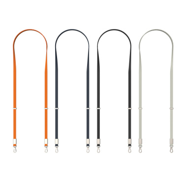 Logotrade promotional items photo of: Nivo RCS recycled PET Crossbody lanyard