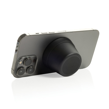 Logo trade business gifts image of: Nivio RCS recycled aluminum magnetic 5W Speaker