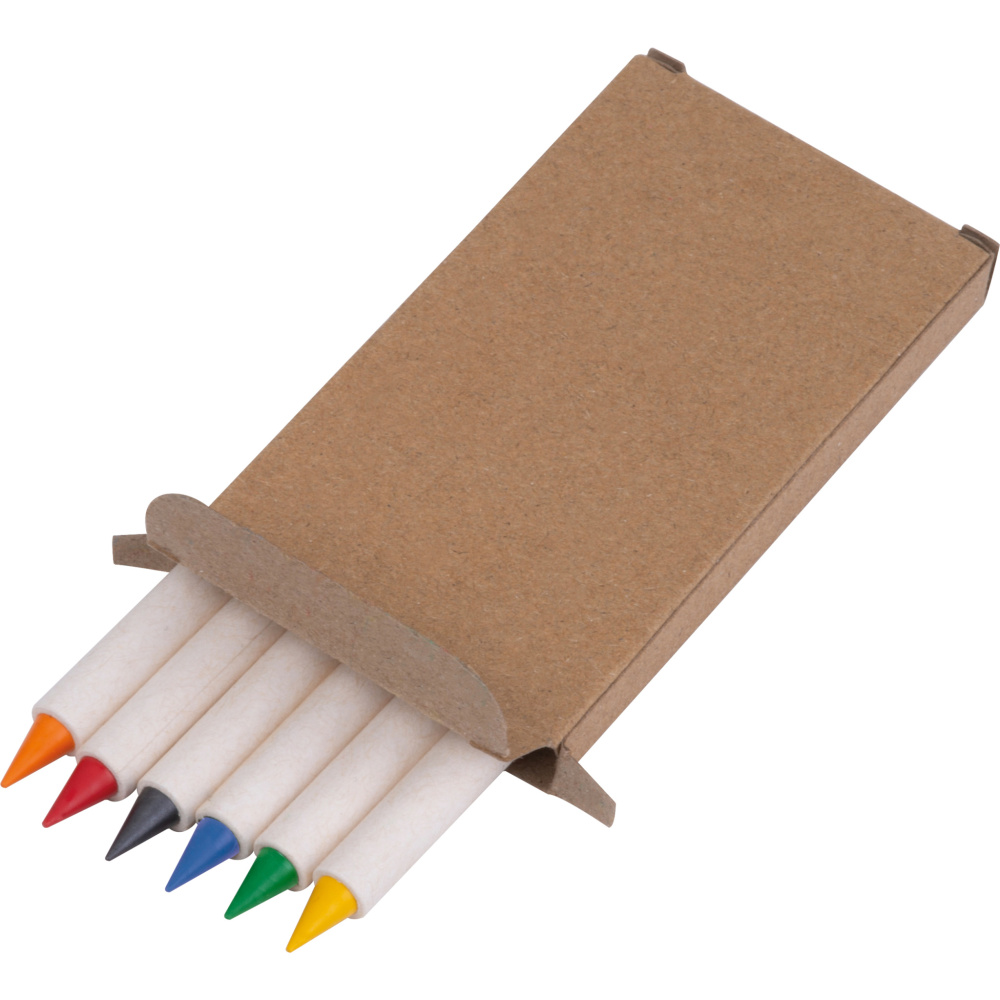 Logotrade promotional merchandise image of: Infinity Set of Wax Crayons KINGSTON