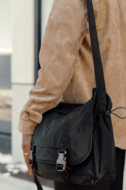 Logo trade promotional product photo of: KENTO URBAN RCS recycled nylon 15.6 inch Messenger