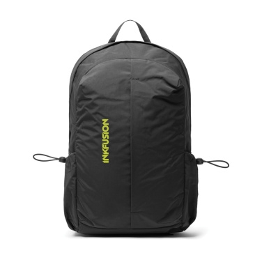 Logo trade corporate gift photo of: KENTO URBAN RCS recycled nylon 15.6 inch Backpack with front