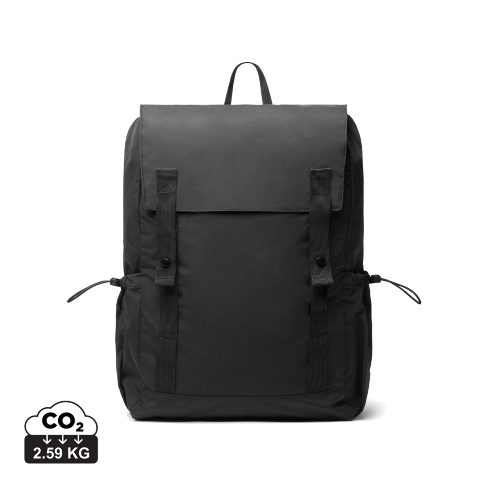 Logo trade corporate gifts picture of: KENTO URBAN RCS recycled nylon Everyday Backpack
