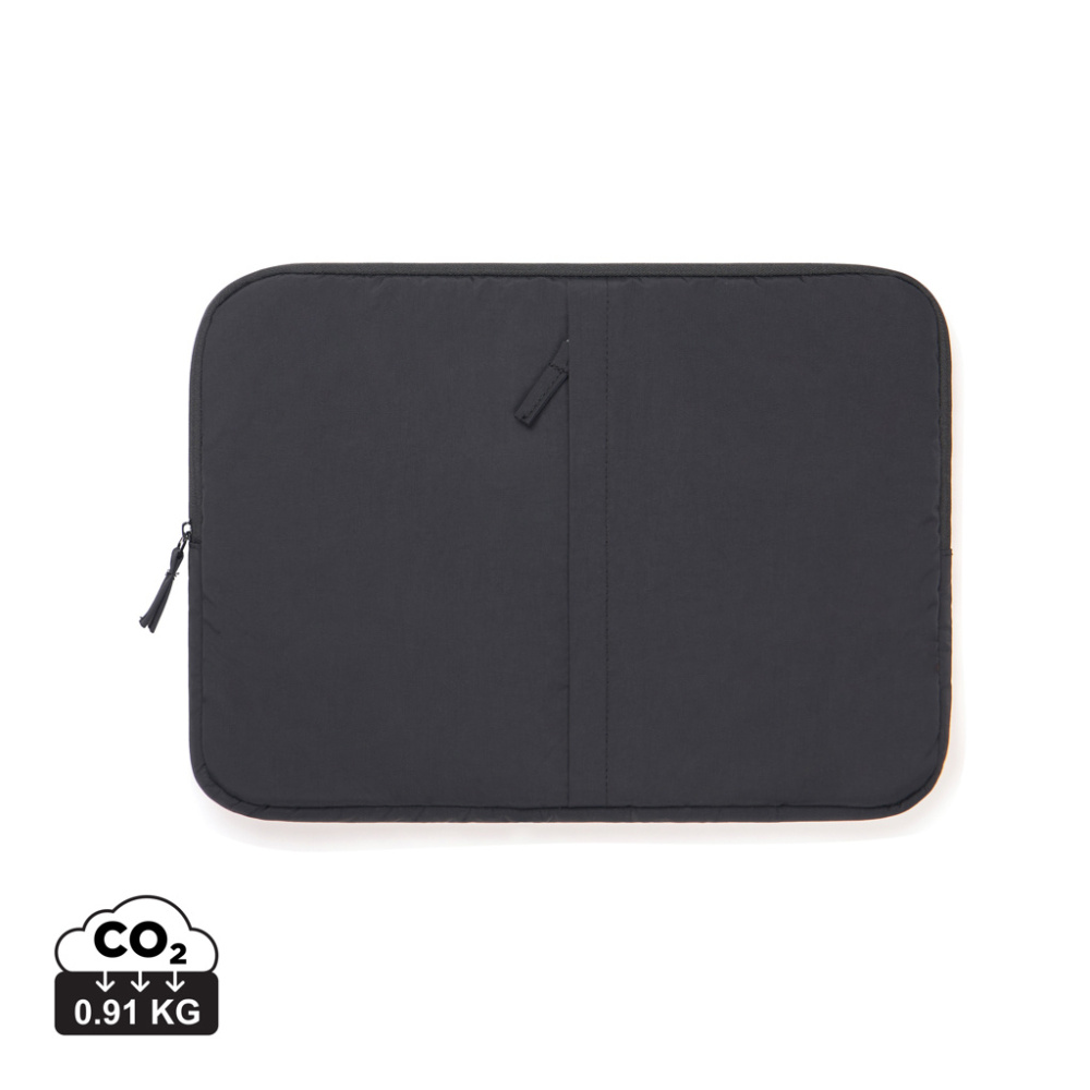 Logotrade corporate gift picture of: KENTO URBAN RCS recycled nylon 15.6 inch laptop sleeve