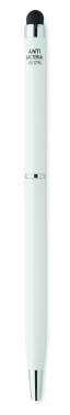 Logotrade promotional gift picture of: Stylus antibacterial pen
