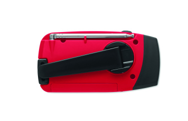 Logotrade promotional giveaway image of: Portable radio SOS with LED torch