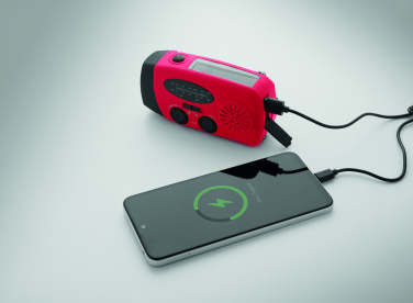 Logotrade promotional products photo of: Portable radio SOS with LED torch