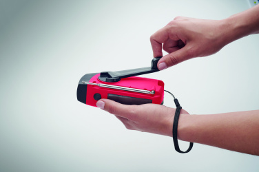 Logotrade corporate gift image of: Portable radio SOS with LED torch