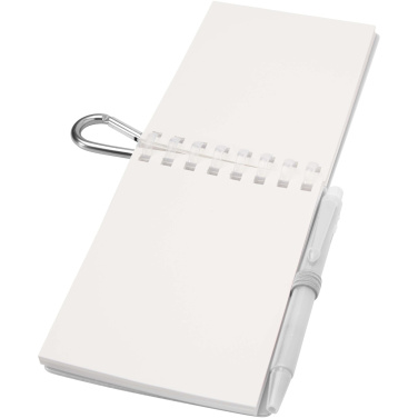 Logotrade advertising products photo of: Lig Mini recycled outdoor soft cover notebook and ballpoint pen set (black ink)