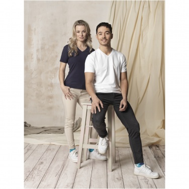 Logo trade reklaamtoote pilt: Kawartha lühikeste varrukatega naiste orgaaniline V-kaelusega T-särk