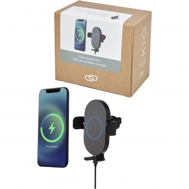 Logo trade meened foto: Pilot 15W juhtmevaba automaatne autolaadija 