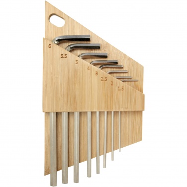 Logo trade firmakingitused foto: Bambusest kuuskantvõtmete komplekt