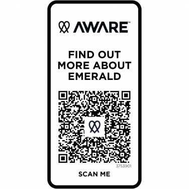 Logo trade ärikingitused foto: Emerald lühikeste varrukatega unisex Aware™ taaskasutatud polo