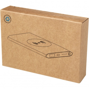 Logotrade meene foto: Juice 4000 mAh Type-C taaskasutatud alumiiniumist juhtmevaba toitepank 